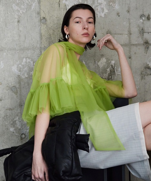 MAISON SPECIAL（メゾンスペシャル） ブラウス シャツ Multiway Sheer