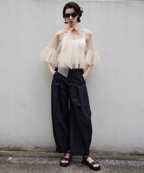 MAISON SPECIAL（メゾンスペシャル） ブラウス シャツ Multiway Sheer