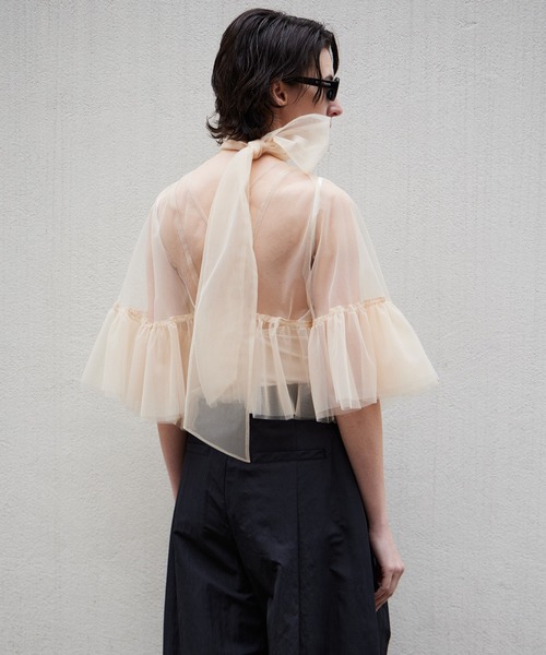 MAISON SPECIAL（メゾンスペシャル） ブラウス シャツ Multiway Sheer