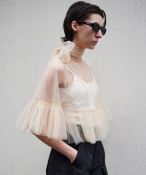 MAISON SPECIAL（メゾンスペシャル） ブラウス シャツ Multiway Sheer