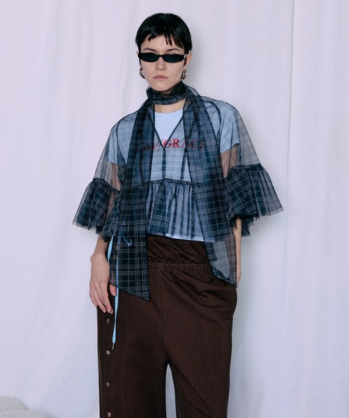 MAISON SPECIAL（メゾンスペシャル） ブラウス シャツ Multiway Sheer