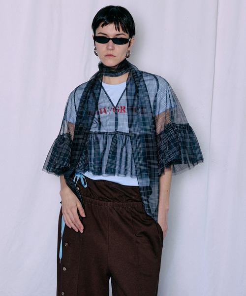 MAISON SPECIAL（メゾンスペシャル） ブラウス シャツ Multiway Sheer
