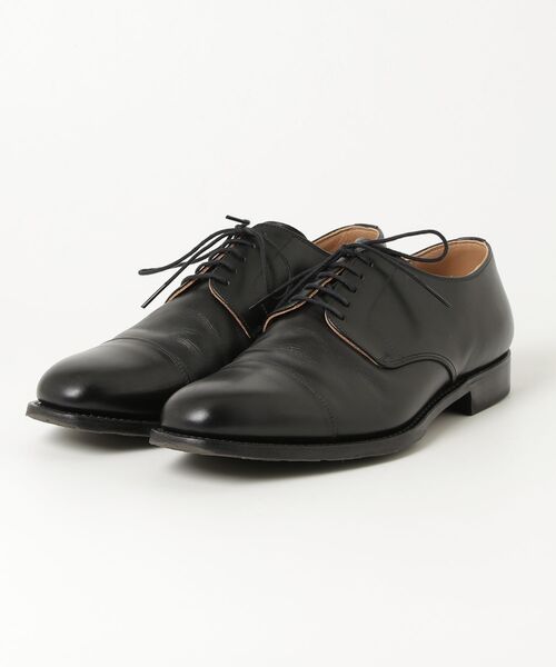 美品 SCOTCH GRAIN HIROKAWA 革靴 レザー ビジネス 黒 スコッチグレイン（SCOTCH GRAIN） シューズ「hirokawaコラボ」 25.5cm