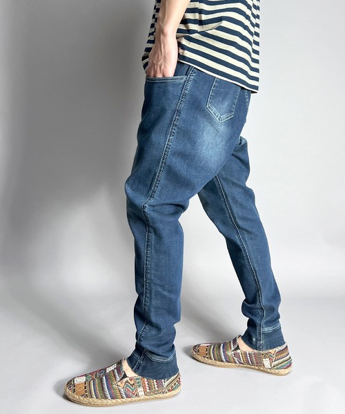 「BEATJIVE」 デニムパンツ 2 ネイビー メンズ_画像9