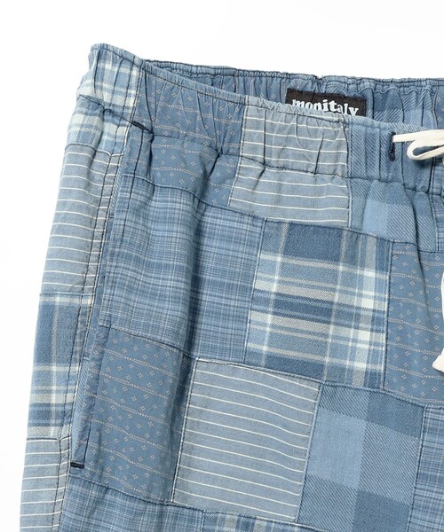 パンツ Monitaly /INDIGO PATCHWORK マリブパンツ メンズの画像