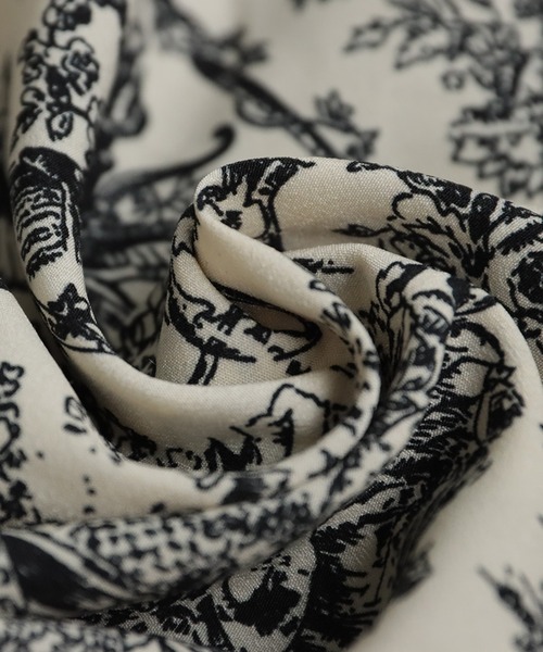 「antiqua」 半袖ブラウス ONESIZE ブラック レディース_画像4