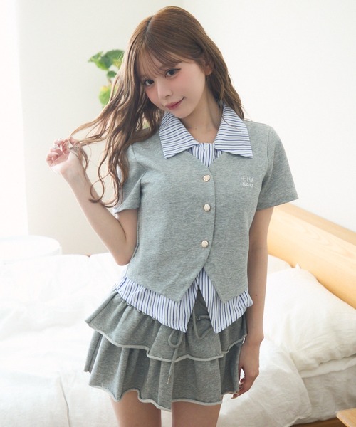 「TITTY&CO.」 半袖カットソー FREE アイボリー レディース_画像6