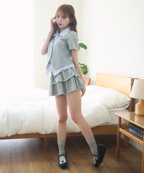 「TITTY&CO.」 半袖カットソー FREE アイボリー レディース_画像8