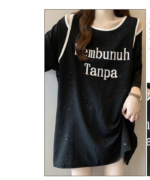 witch tシャツ 半袖 オフショルダー肩出し半袖Tシャツ レディース