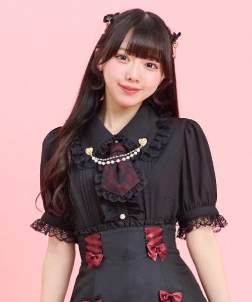Secret Honey（シークレットハニー） ブラウス シャツ チェーン付 