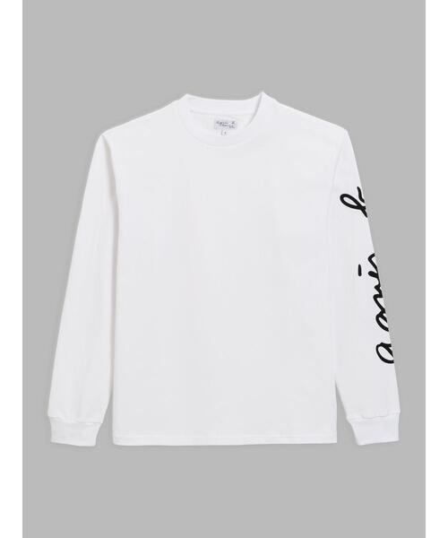 agnes b.（アニエスベー） 長袖Tシャツ 2 ホワイト メンズ : ZOZOTOWN