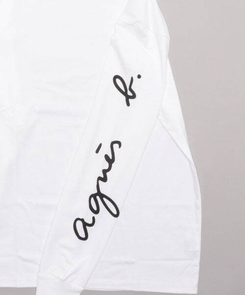 agnes b. - アニエス・ベー 長袖 ホワイト T2 agnes b.（アニエスベー） 長袖Tシャツ 2 ホワイト メンズ : ZOZOTOWN