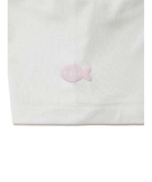 パジャマ 「JUNIOR」「接触冷感」シーアニマル柄ワンポイントTシャツ＆ショートパンツセット キッズ 子供の画像