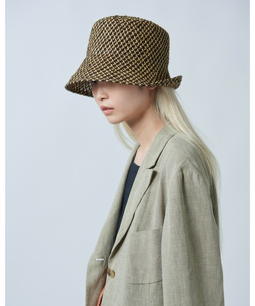 「La Maison de Lyllis」 ストローハット 57cm ブラック系その他 レディース_画像2