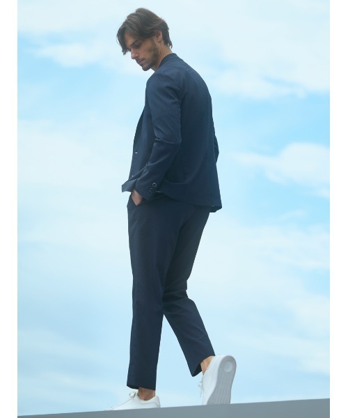AOURE（アウール） スラックス F.DOTTI SUCKER SETUP PANTS メンズ