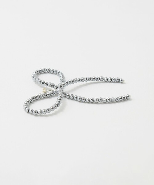 ピアス 「SASKIA DIEZ」SPARKLING EARSTUD BOW/シングルピアス レディース