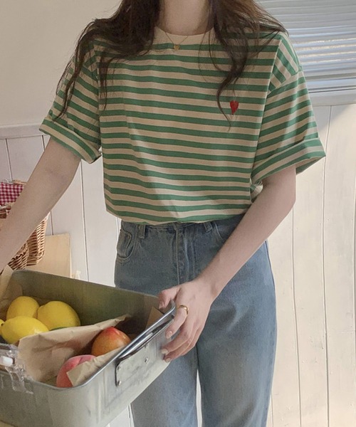 「shopnikoniko」 半袖Tシャツ フリー ブラック レディース_画像4