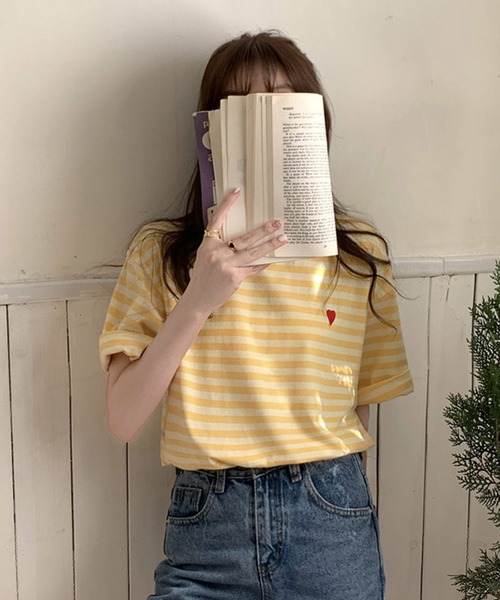 「shopnikoniko」 半袖Tシャツ フリー ブラック レディース_画像7