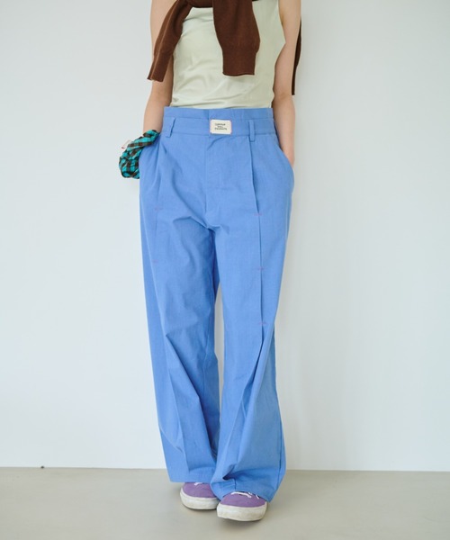 「common gull products.」 スラックス MEDIUM ライトグレー レディース_画像3