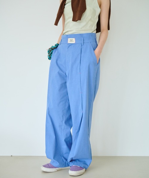 「common gull products.」 スラックス MEDIUM ライトグレー レディース_画像4