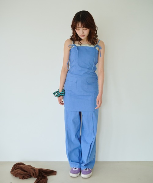 「common gull products.」 スラックス MEDIUM ライトグレー レディース_画像6