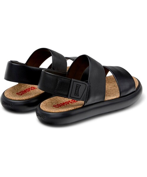「CAMPER」 フラットサンダル 25.5cm ブラック レディース_画像3