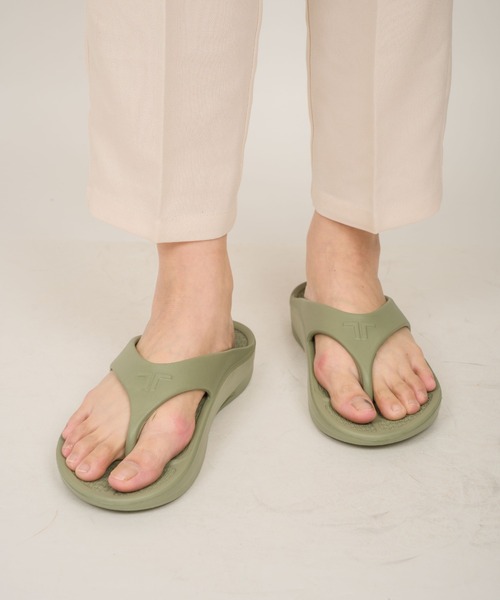 「TELIC」 ビーチサンダル S ブラック レディース_画像4