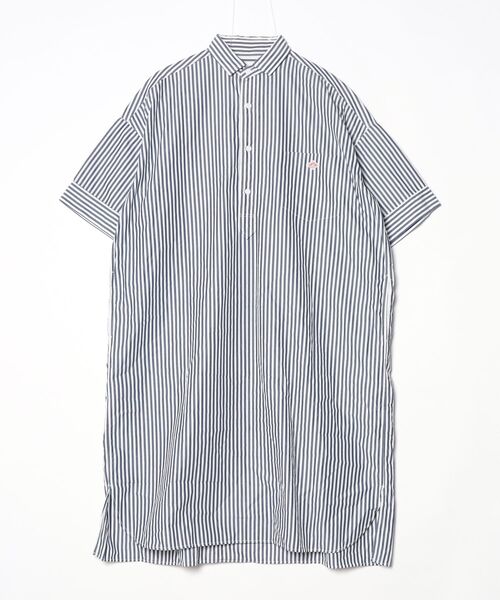 希少超美品！【DANTON/ダントン】シャツワンピース　36 Danton（ダントン） シャツワンピース 36 ネイビー レディース