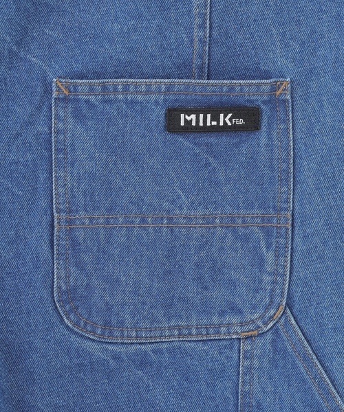 「MILKFED.」 オーバーオール S ブラック レディース_画像9