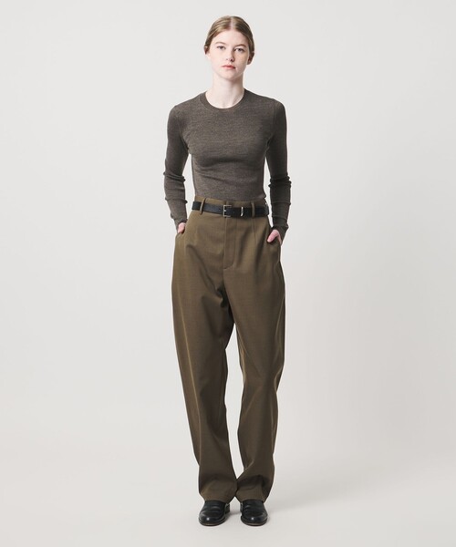 美品 LOEFF ロエフ 2026SS ギャバジン ボンタン パンツ LOEFF（ロエフ） ワイドパンツ パンツ 「LOEFF」ウールギャバジン