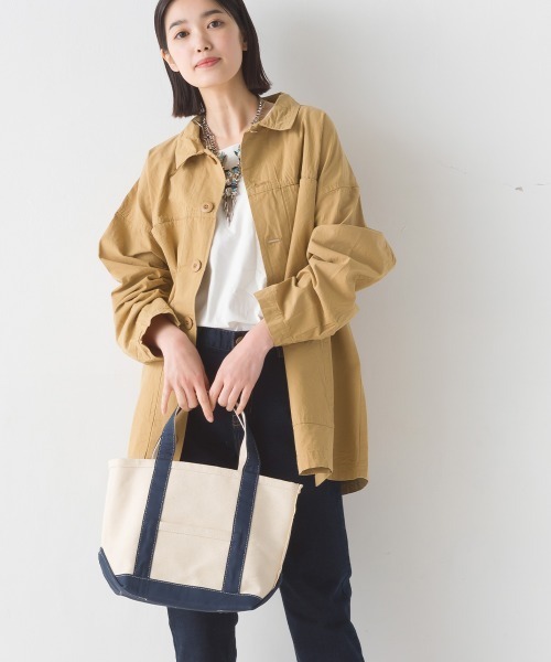 新品未使用SANSESANSEリネンジャケットカバーオールM65 L OMNES（オムネス） カバーオール ユニセックス ウォッシュ加工ダンプ