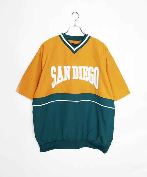 WESTSEA（ウエストシー） ナイロンジャケット 半袖Vネック ナイロン