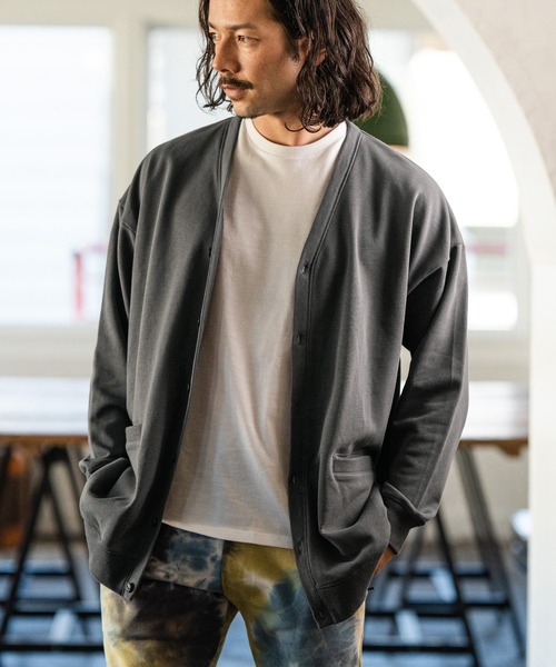 CAMBIO カーディガン mcg3211-MINI URAKE Long Length Cardigan メンズ