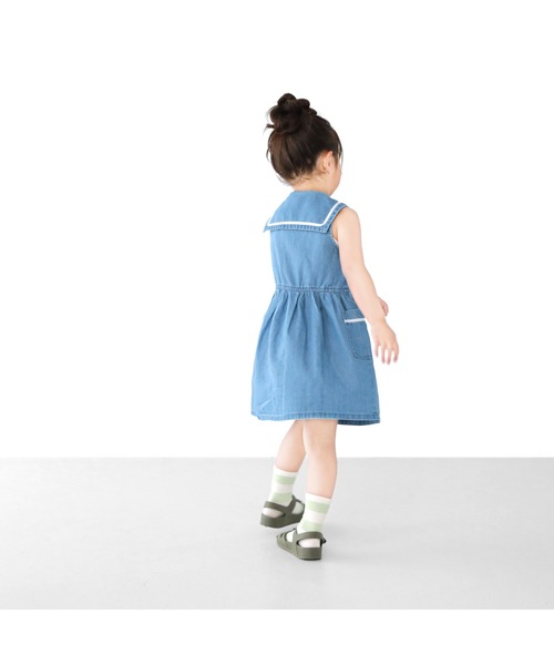 L.COPECK（エルコペック） ワンピース ライトデニムワンピース キッズ