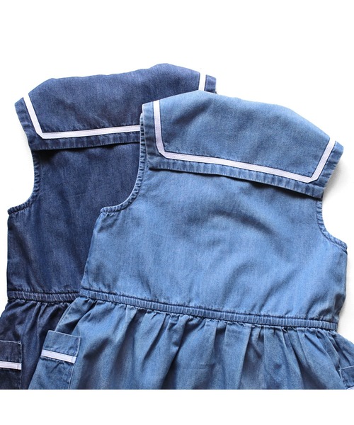 L.COPECK（エルコペック） ワンピース ライトデニムワンピース キッズ