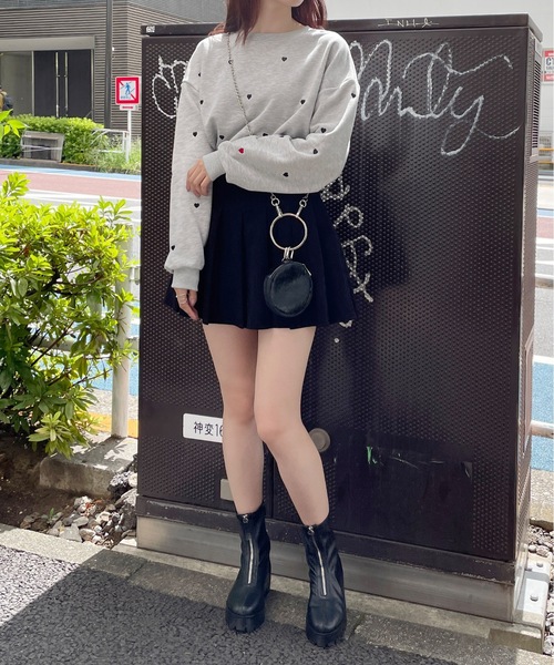 one way スウェット ハートまみれトレーナー レディース