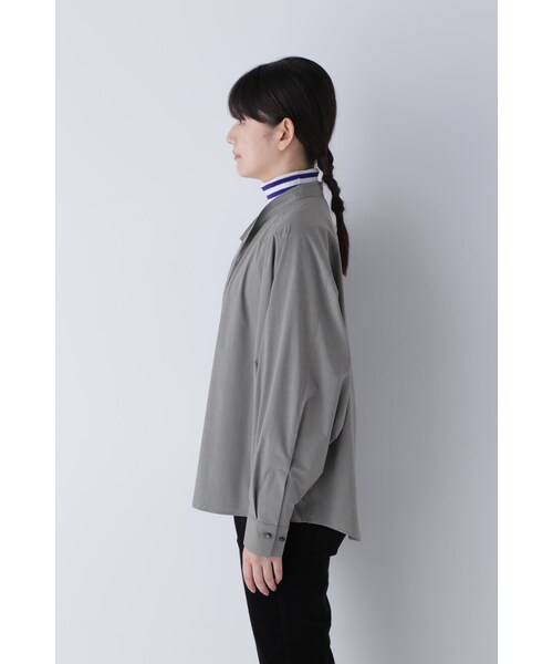 human woman ブラウス シャツ タイプライターブラウス レディース 
