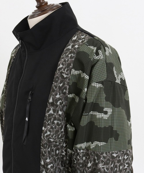 アウター Yume GLIMCLAP コート ジャケット mj9569-Switching design zip