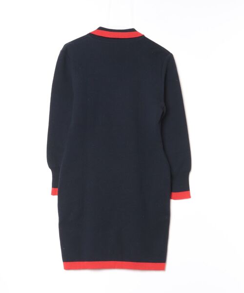 FOXEY BOUTIQUE」 ニットワンピース 40 ネイビー レディース｜Lサイズ
