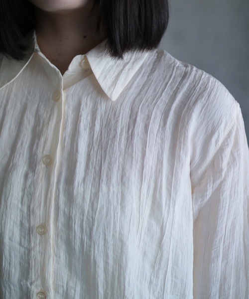 ブラウス シャツ Crincled Shirt レディース Gina Tricot ブラウス シャツ Crincled Shirt レディース