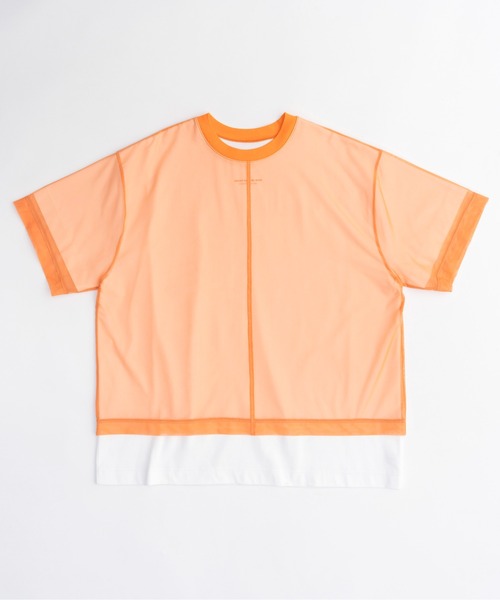 MAISON SPECIAL（メゾンスペシャル）の「Color Stitch Short T