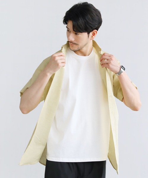 LIL VENDARS シャツ コットンスラブ半袖ボタンダウンシャツ