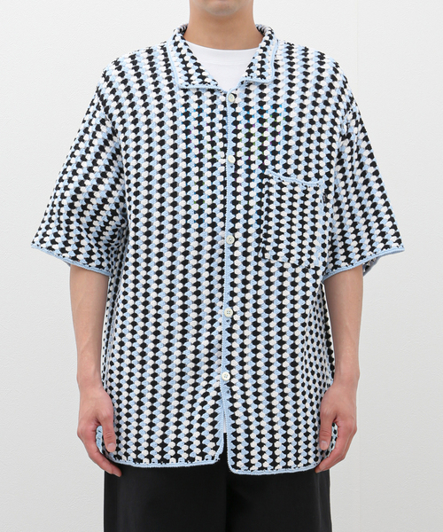 BoTT（ボット） シャツ 半袖 「BoTT / ボット」Cotton Crochet S/S