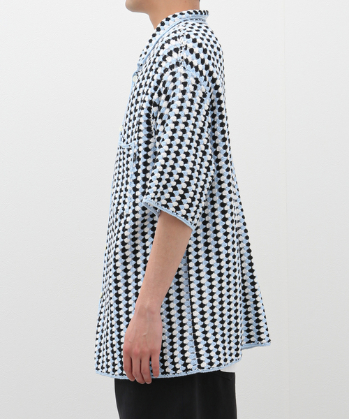 BoTT（ボット） シャツ 半袖 「BoTT / ボット」Cotton Crochet S/S