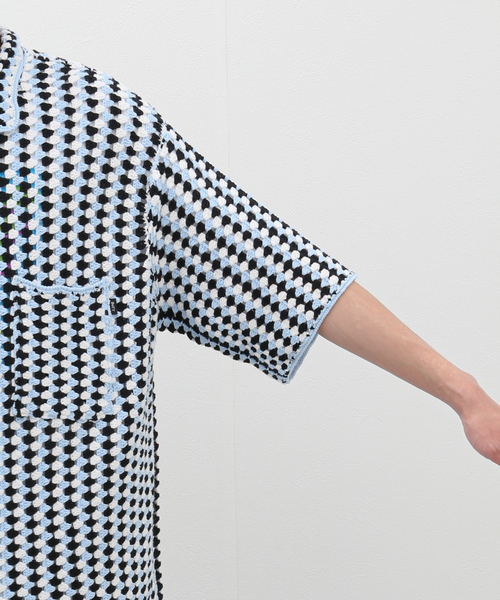 BoTT（ボット） シャツ 半袖 「BoTT / ボット」Cotton Crochet S/S