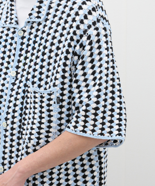 BoTT（ボット） シャツ 半袖 「BoTT / ボット」Cotton Crochet S/S
