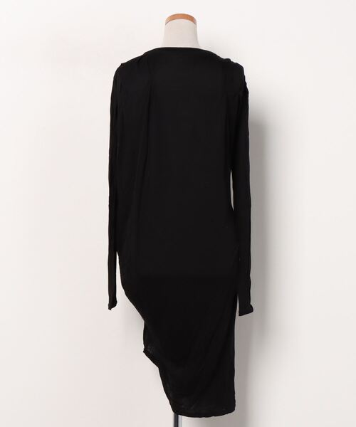 CHALAYAN」 長袖ワンピース SMALL ブラック レディース : 84677218 