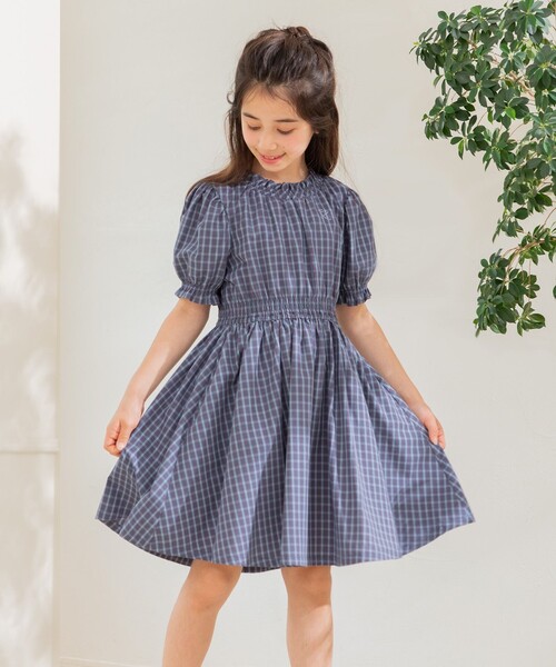 組曲 ワンピース 「150-160cm」チェック キッズ 子供服 女の子