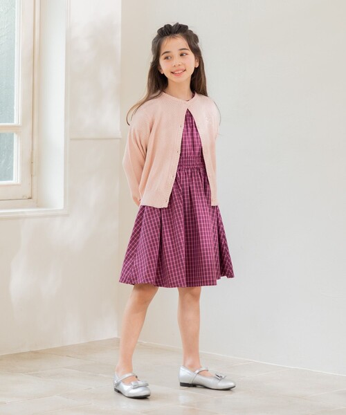 組曲 ワンピース 「150-160cm」チェック キッズ 子供服 女の子