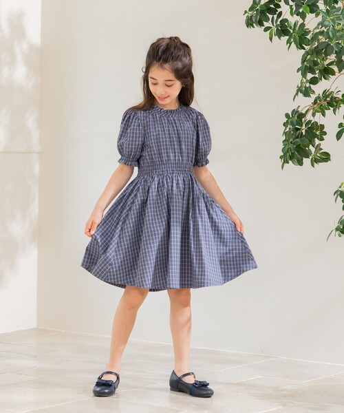 組曲 ワンピース 「150-160cm」チェック キッズ 子供服 女の子